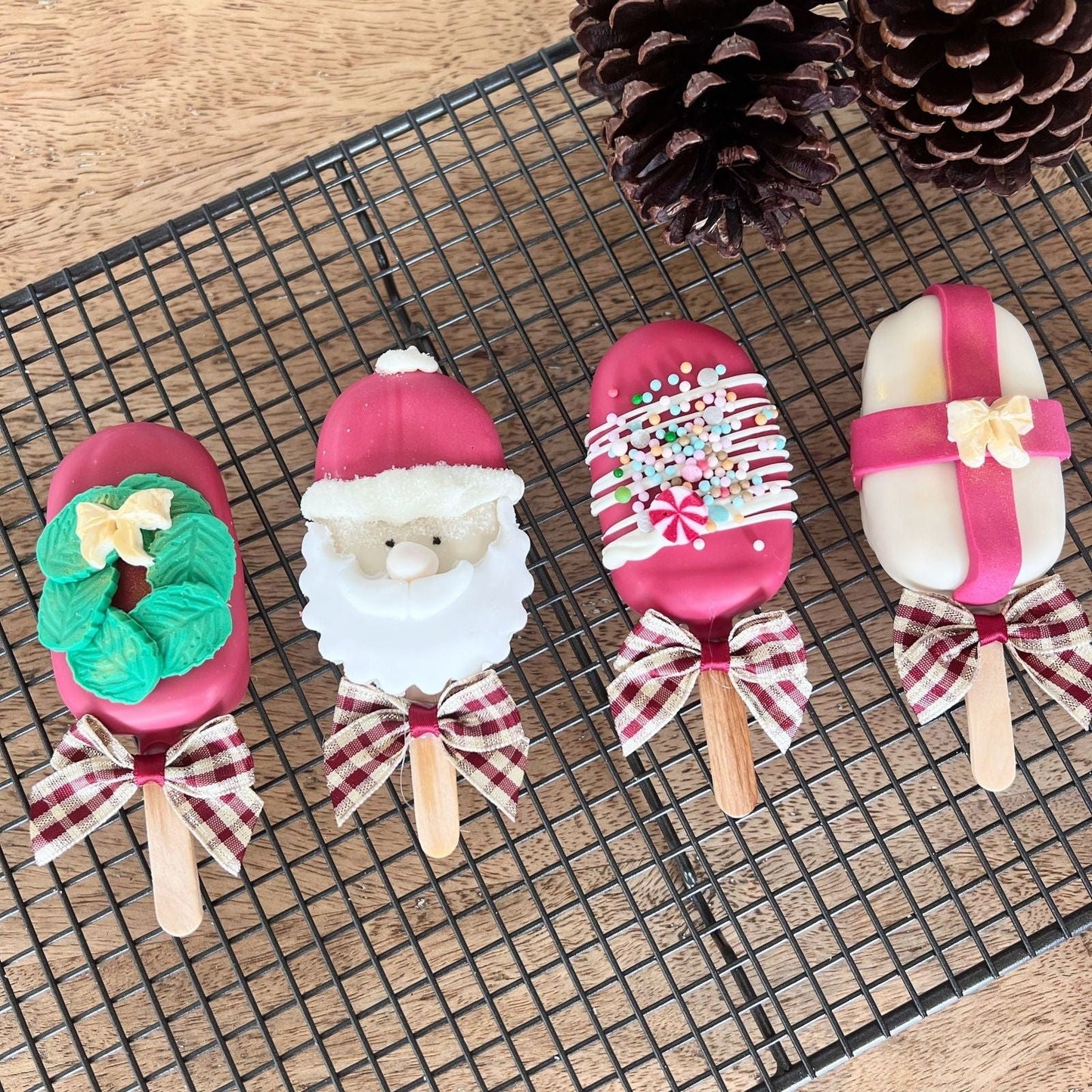 Traditional Christmas Cakesicles - Bake Me Happy Sunshine Coast