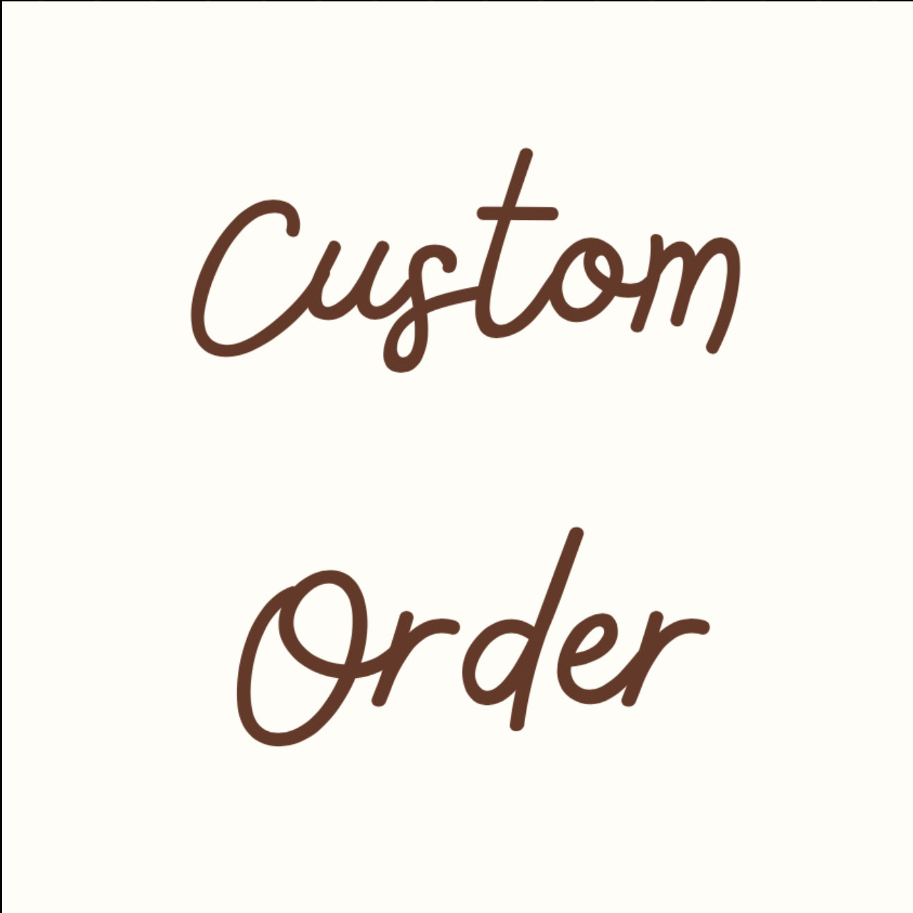 Custom Order - Bake Me Happy Sunshine Coast