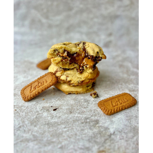 Biscoff Loaded Cookies - Bake Me Happy Sunshine Coast