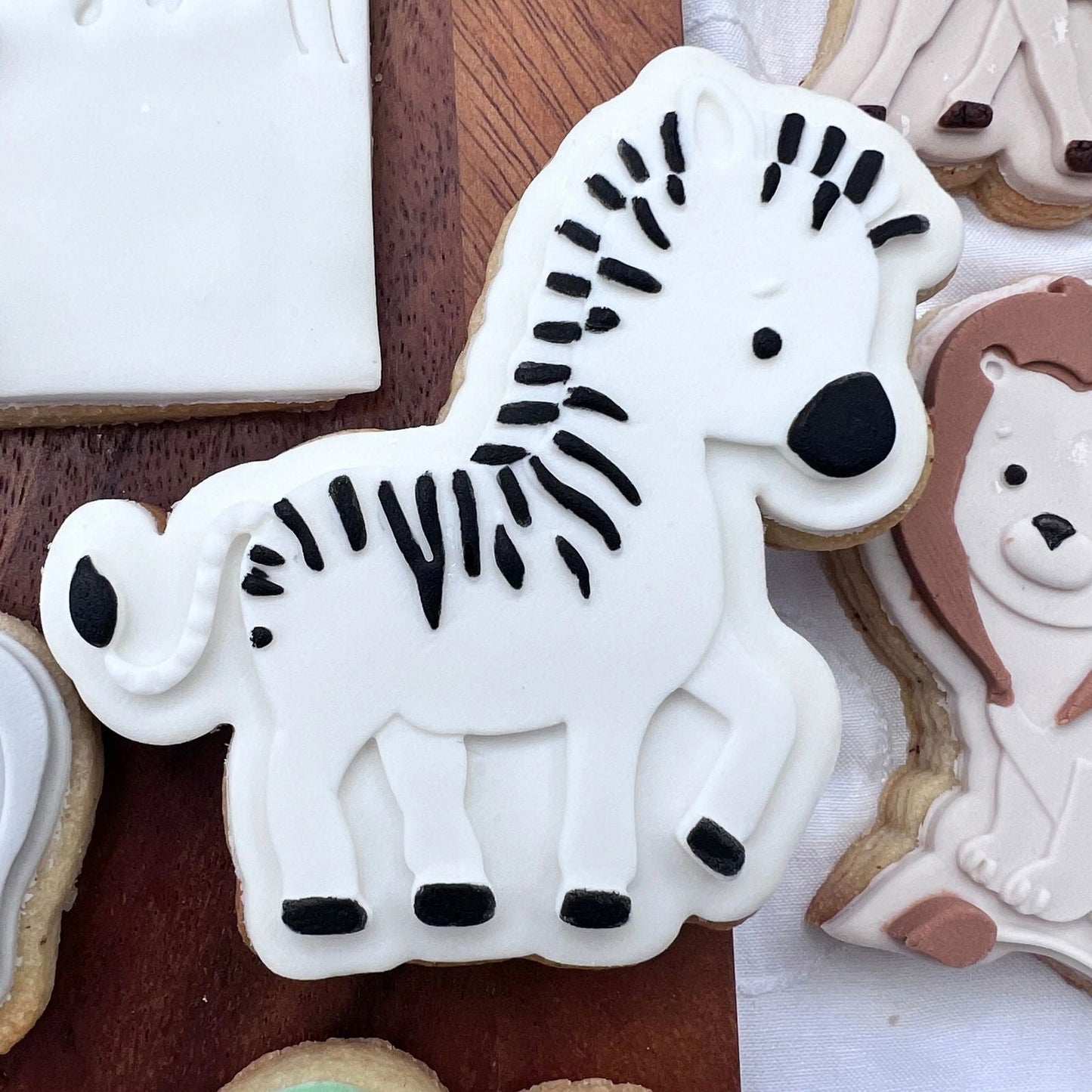 Neutral Safari Cookies - Bake Me Happy Sunshine Coast