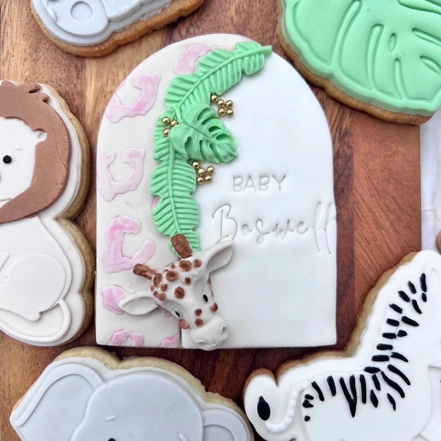 Neutral Safari Cookies - Bake Me Happy Sunshine Coast