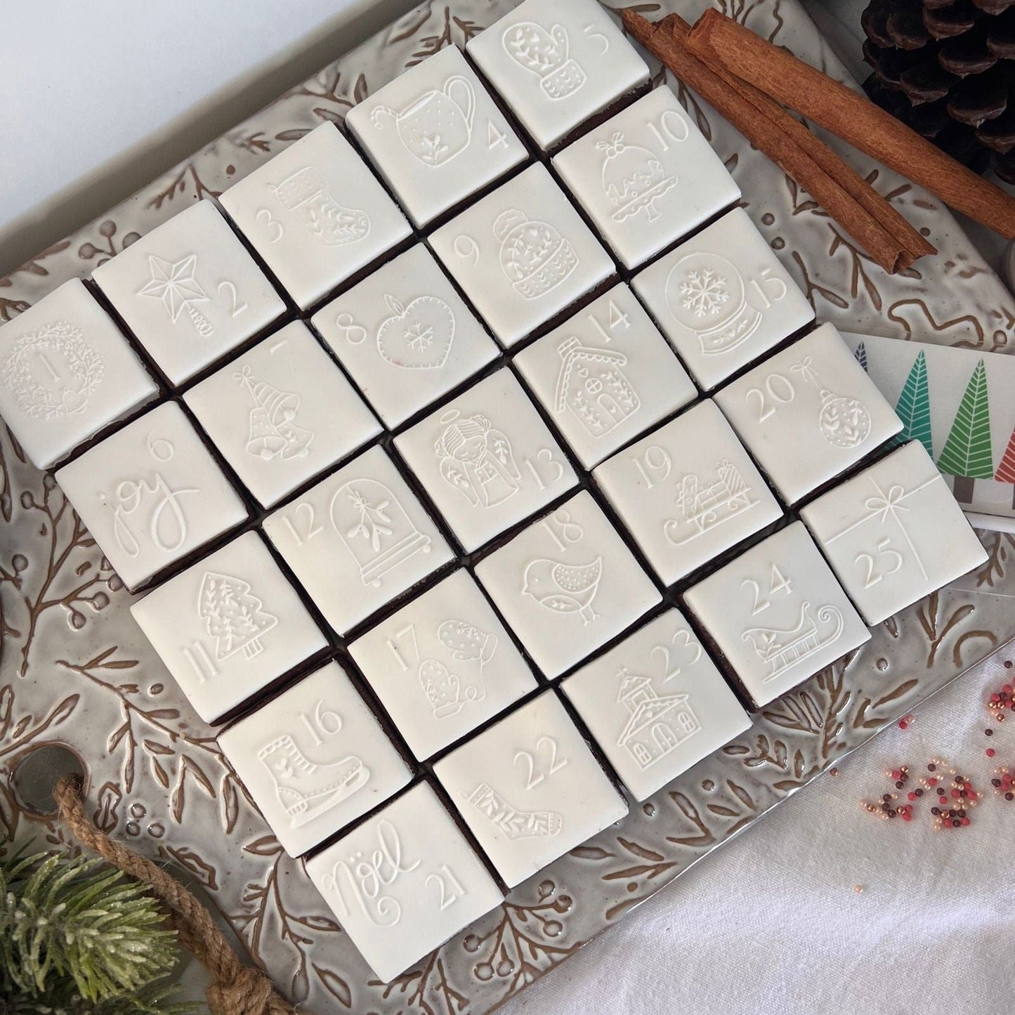 Paint your own Advent Calendar - Bake Me Happy Sunshine Coast